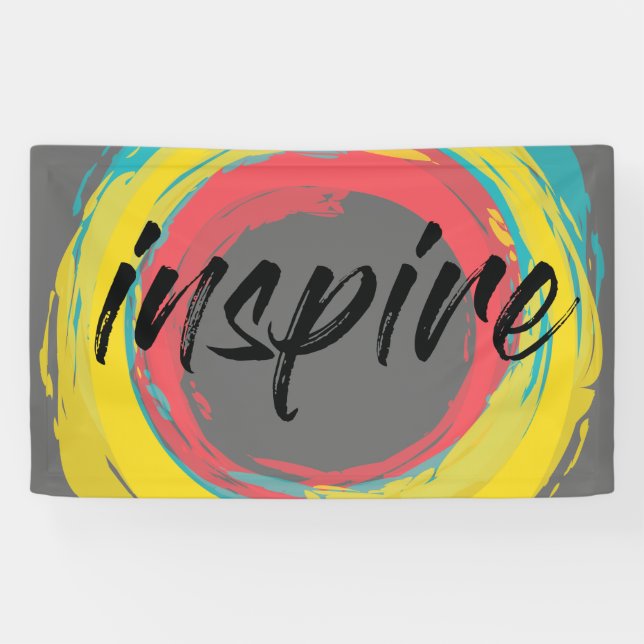 Farbenfrohe, lustige, moderne, lebendige coole Ges Banner (Horizontal)