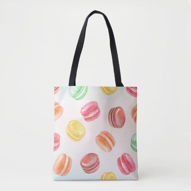 Farbenfrohe Macarons Tasche (Vorderseite)