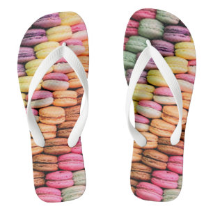 Farbenfrohe Macaroons Quirky Flip Flops