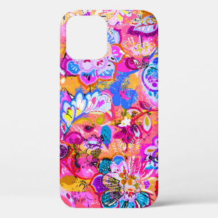Farbenfrohe Magie abstrakt blumenreich Case-Mate iPhone Hülle