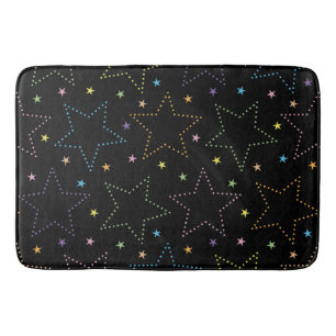 Farbenfrohe Magie Starry Night Sky Muster Badematte