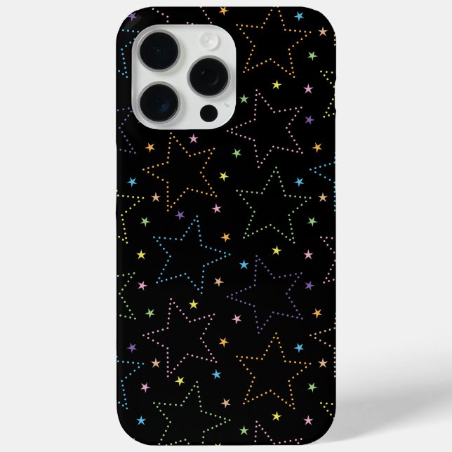 Farbenfrohe Magie Starry Night Sky Muster Case-Mate iPhone Hülle (Rückseite)