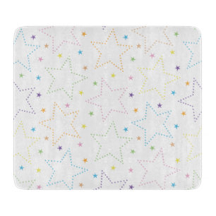 Farbenfrohe Magie Starry Night Sky Muster Schneidebrett