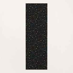 Farbenfrohe Magie Starry Night Sky Muster Yogamatte