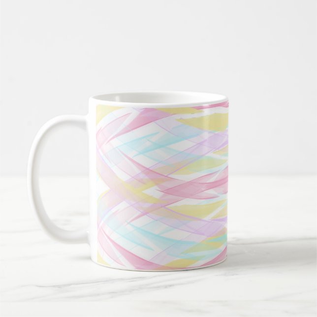 Farbenfrohe Malerei Kaffeetasse (Links)