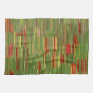 Farbenfrohe Malerei Kunst Küche Handtuch