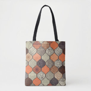 Farbenfrohe Mandala: Islamisches Patchwork Nahtlos Tasche