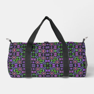 Farbenfrohe Mandala-Muster Duffle Bag