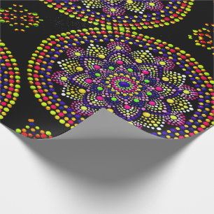 Farbenfrohe Mandala - Umschlagpapier Geschenkpapier
