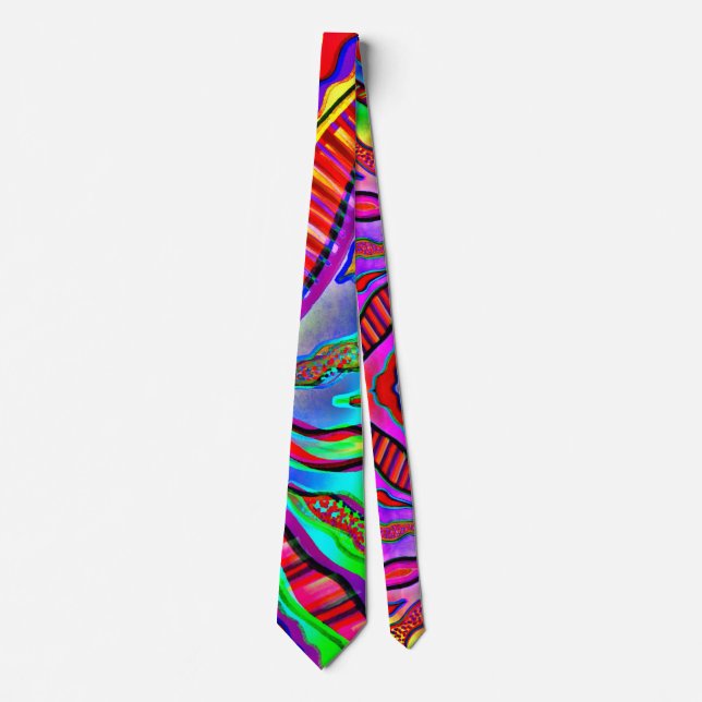 Farbenfrohe Männer-Neck-Tie Krawatte (Vorderseite)