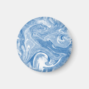 Farbenfrohe Marmorkunstmuster. Magnet