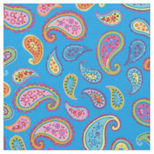 Farbenfrohe marokkanische Kinderstube Paisley Zimm Stoff