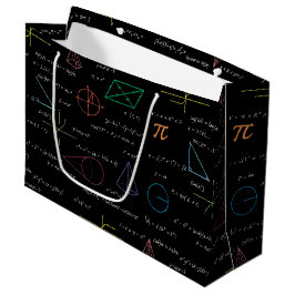 Farbenfrohe Mathematikgleichungen mathematische Fo Große Geschenktüte