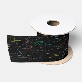 Farbenfrohe Mathematikgleichungen mathematische Fo Satinband