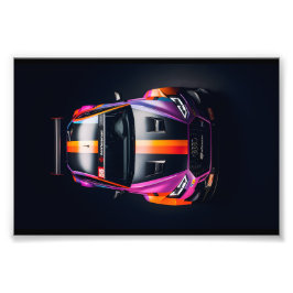 Farbenfrohe Matratzenwagen Fotodruck