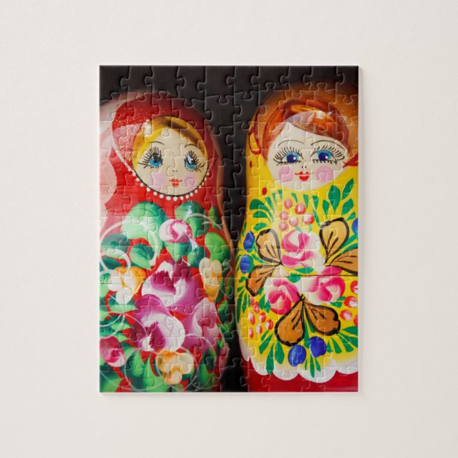 Farbenfrohe Matryoshka Dolls (Vertikal)