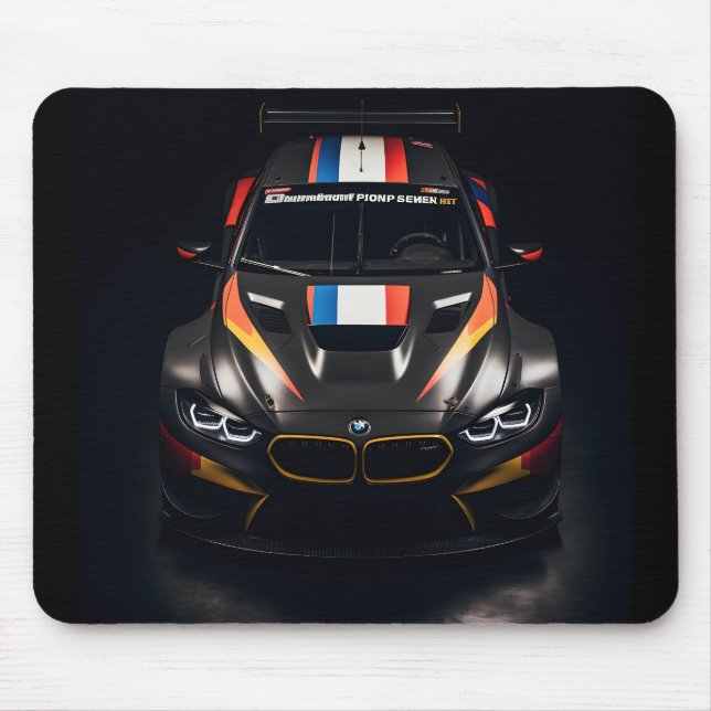 Farbenfrohe Matte Race Car Mouse Pad Enhancer matt Mousepad (Vorne)
