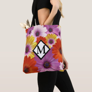 Farbenfrohe Medley von African Daisies Blume Tasche