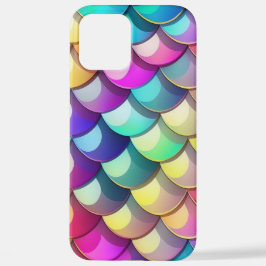 Farbenfrohe Meerjungenskala iPhone 12 Pro Max Hülle
