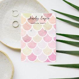 Farbenfrohe Meerjungfrau Visitenkarte