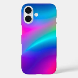 Farbenfrohe Metallic Foil Art iPhone Case