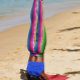 Farbenfrohe mexikanische Blanket Rainbow Spanische Leggings (Von Creator hochgeladen)