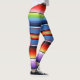 Farbenfrohe mexikanische Blanket Rainbow Spanische Leggings (Rechts)