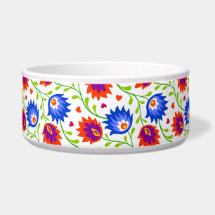Farbenfrohe mexikanische Blumenmuster elegant kühl Napf