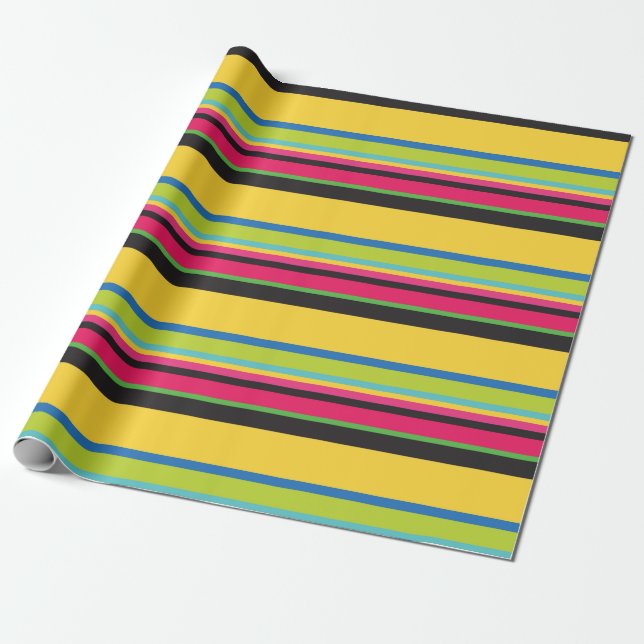Farbenfrohe mexikanische Fiesta Geschenkpapier (Ungerollt)