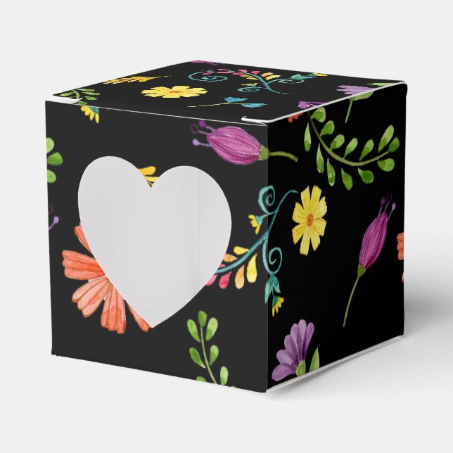 Farbenfrohe mexikanische Fiesta Geschenkschachtel (Vorderseite)