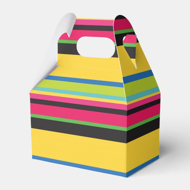 Farbenfrohe mexikanische Fiesta Geschenkschachtel (Vorderseite)