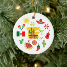Farbenfrohe mexikanische Weihnachtsdekoration