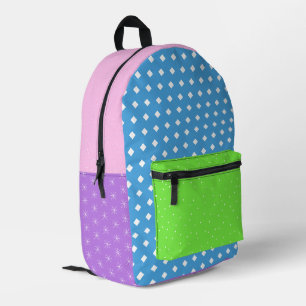 Farbenfrohe Mischung exzentrische Rucksack