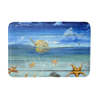 Farbenfrohe Mittelsternfisch Sky Bath Mat von Yoti Badematte