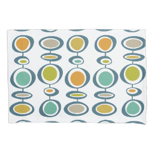 Farbenfrohe mittlere Jahrhundert Moderne geometris Kissenbezug