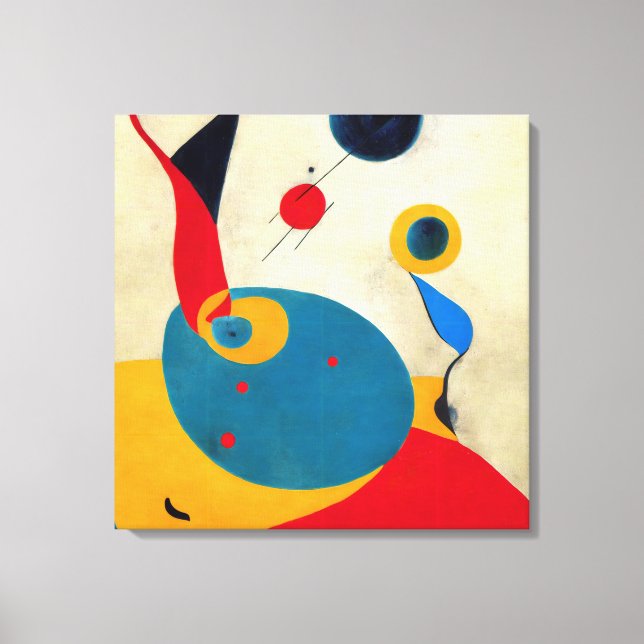 Farbenfrohe moderne Absract #4 Leinwanddruck (Vorderseite)