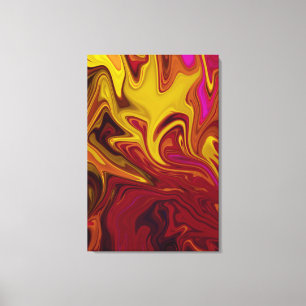 Farbenfrohe moderne Abstrakte Kunst Leinwand von