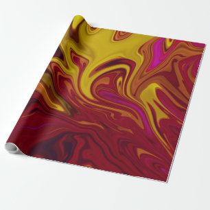 Farbenfrohe moderne Abstrakte Kunst Leinwand von Geschenkpapier