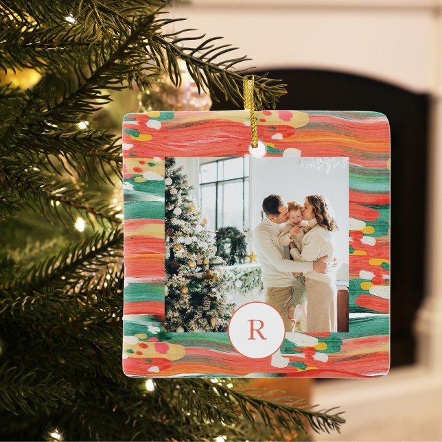 Farbenfrohe, moderne Brush | FOTO | Ursprünglich Keramikornament (Von Creator hochgeladen)