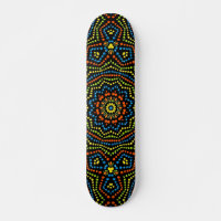 Farbenfrohe moderne Coole und trendige Dot Art Ska