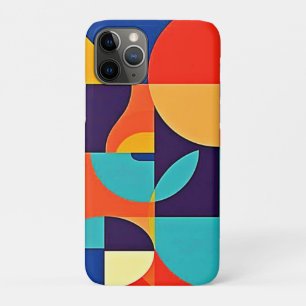 Farbenfrohe moderne Geometrie Case-Mate iPhone Hülle