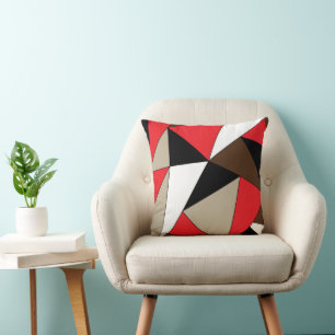 Farbenfrohe moderne geometrische Formen Kissen