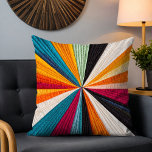 Farbenfrohe, moderne, gepolsterte Textur Kissen<br><div class="desc">Die farbenfrohen,  modernen,  quilt Textur Muster Kissen zeichnen sich durch ein abstraktes,  modernes Design aus. Ideal für Zuhause- und Bürodekoration und als Geschenk für Familie und Freunde. Erstellt von Evco Studio www.zazzle.com/store/evcostudio</div>