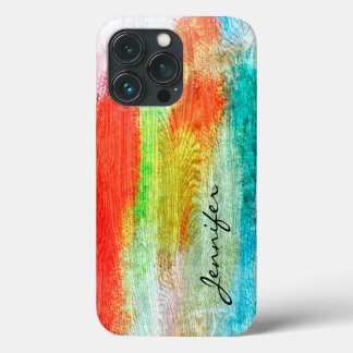 Farbenfrohe moderne Holzkörner - Look #2 Case-Mate iPhone Hülle