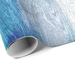 Farbenfrohe, moderne Holzkörnerkleidung #14 Geschenkpapier