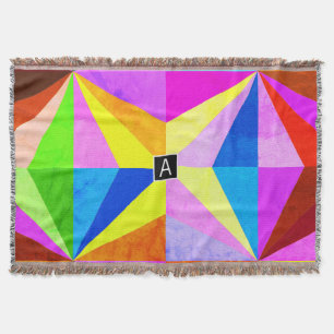 Farbenfrohe moderne mehrfarbige geometrische Geome Decke