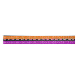 Farbenfrohe moderne Mud Cloud Design Satin Ribbon Satinband