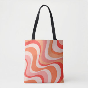 Farbenfrohe, moderne Retrowellen Tasche
