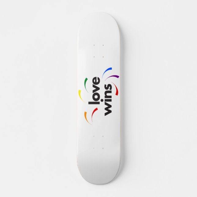 Farbenfrohe, moderne, spielerische Gestaltung der  Skateboard (Vorne)