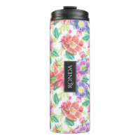 Farbenfrohe moderne Wasserfarben Tropische Blume